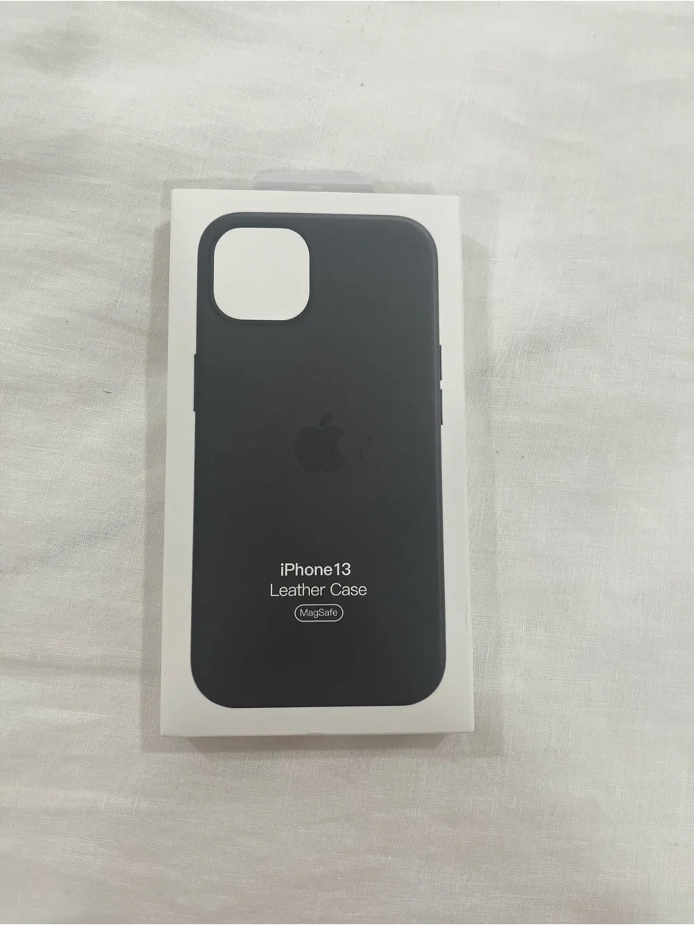 Apple iPhone MagSafe black leather Case -iPhone 13